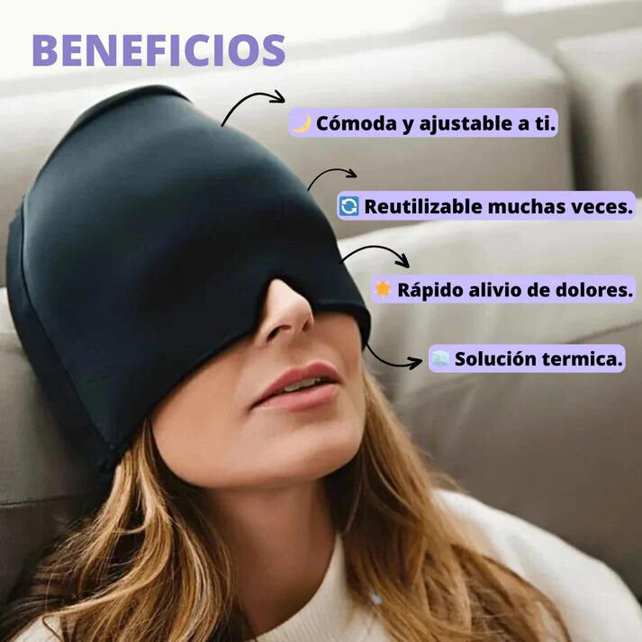 Gorro Terapéutico THERAU™ Alivia el dolor de las migrañas con terapia de frío