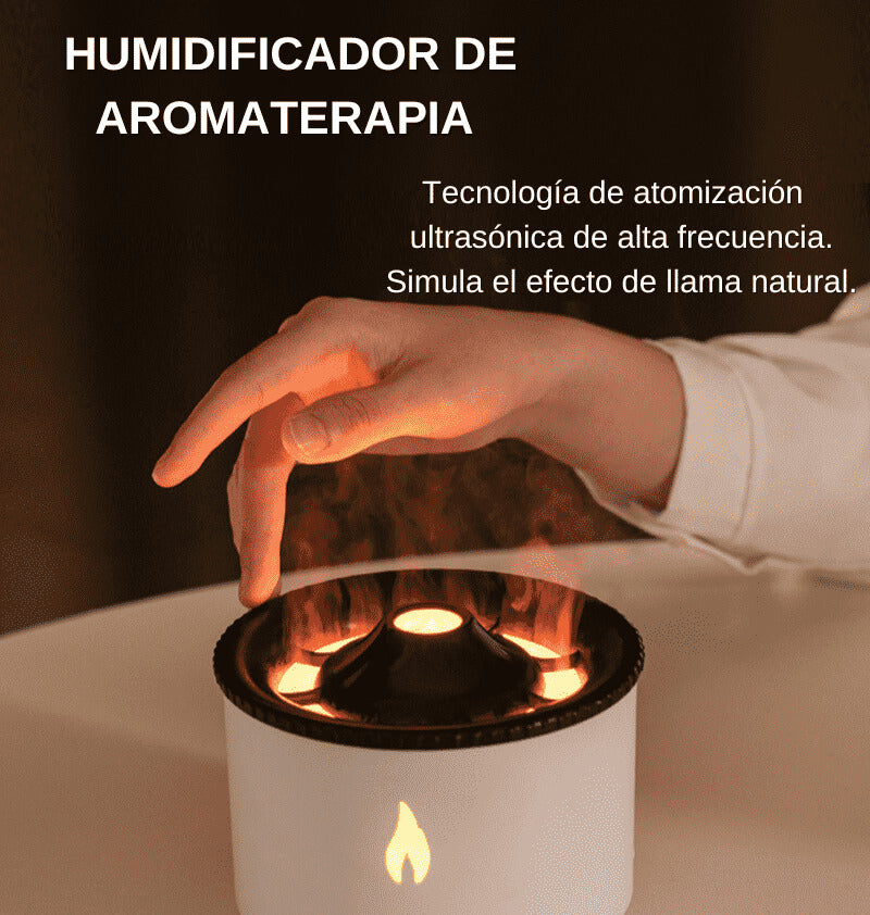 Humidificador de volcán