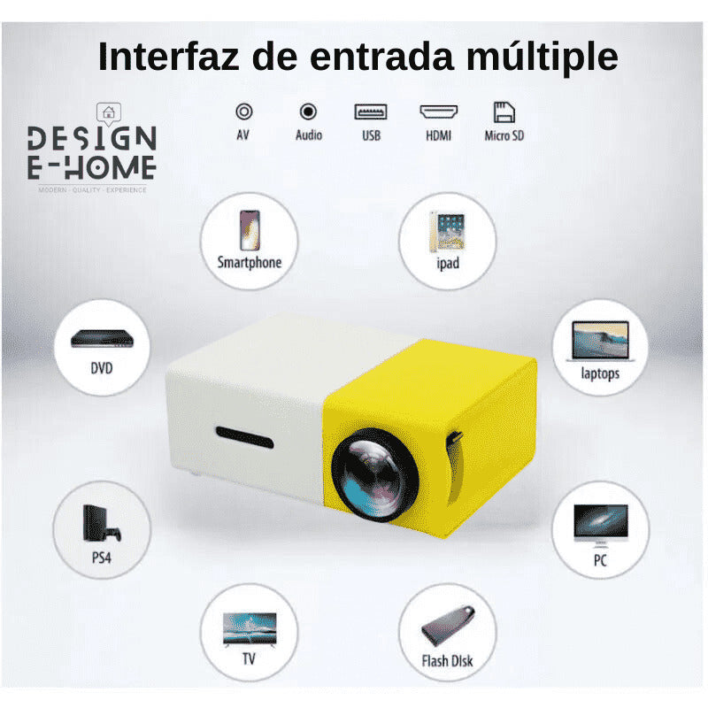 Mini Proyector Portátil