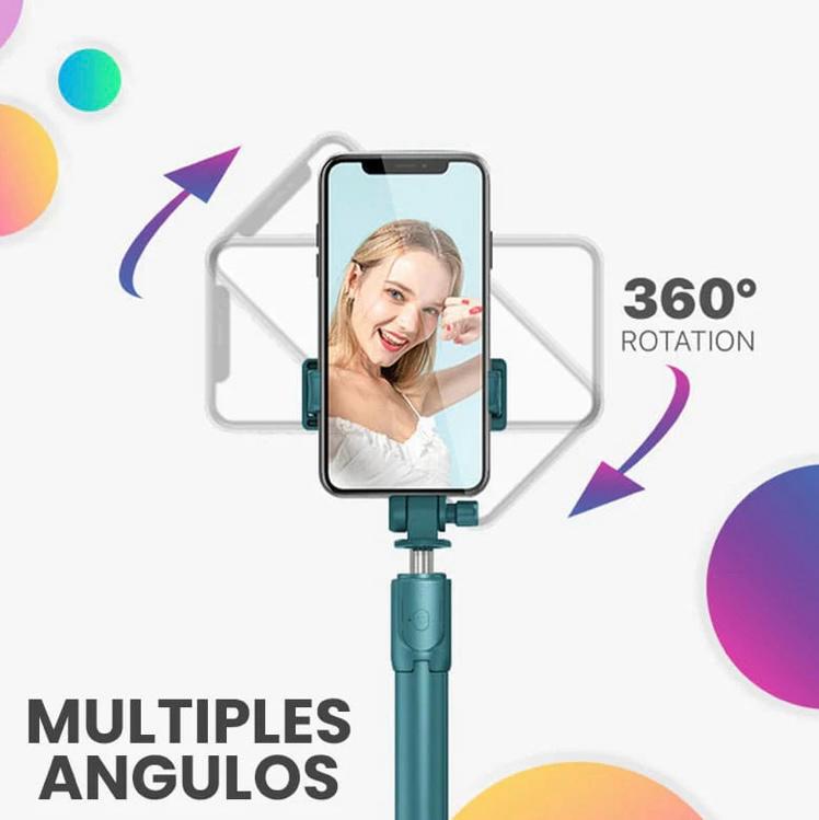 PALO SELFIE 6 EN 1 TRÍPODE CON LUZ LED - SELFIE STICK